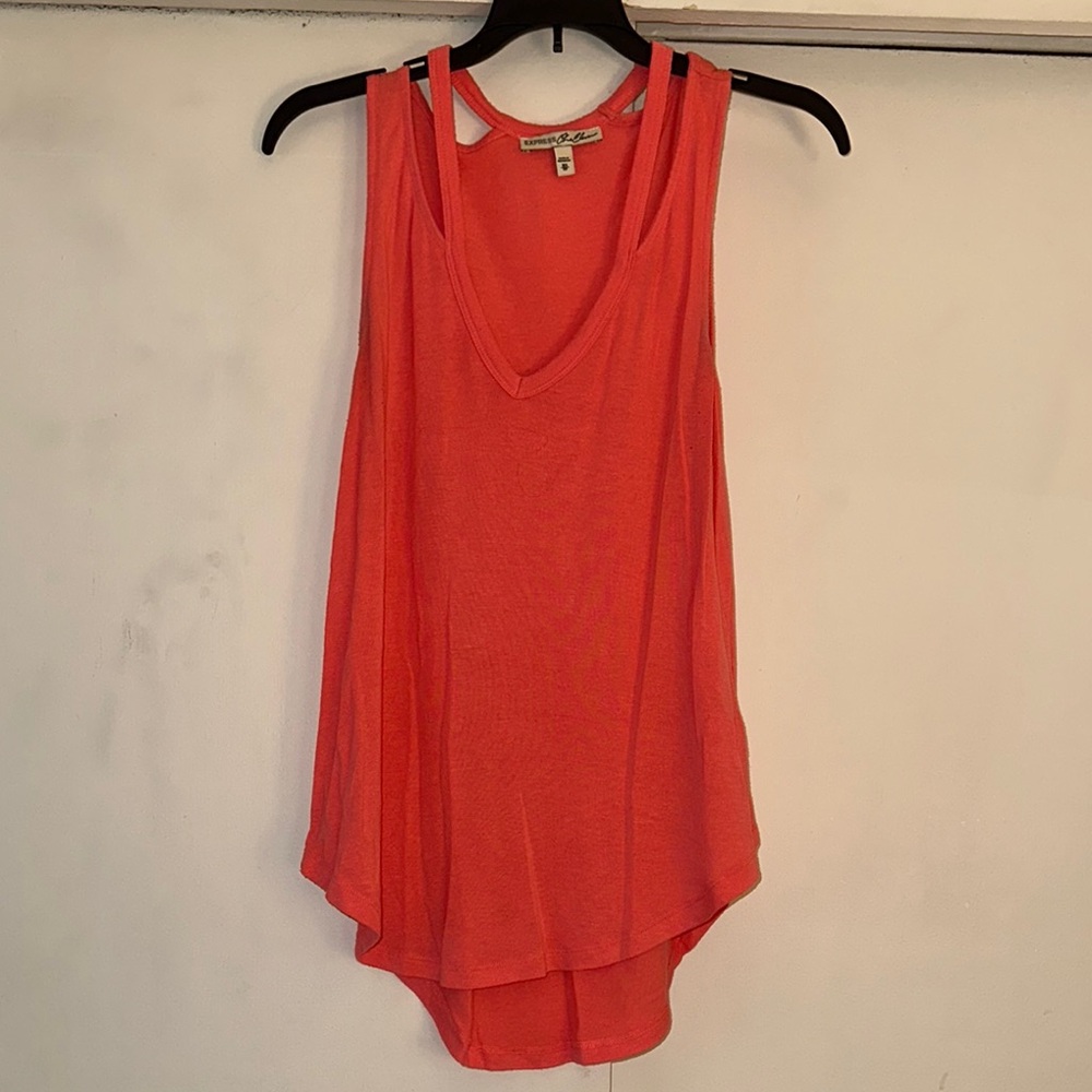 Women's Coral Sleeveless Top